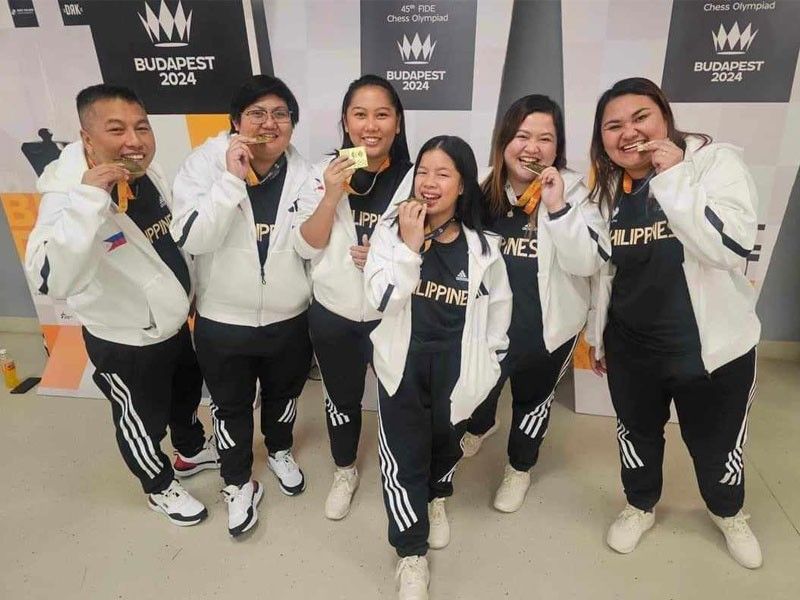 Filipinas scoop up gold in Chess Olympiad group