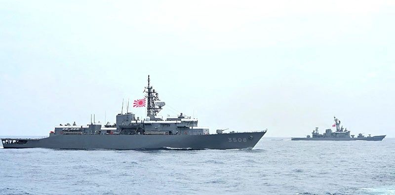 Japan warship asserts right to sail through Taiwan Strait â�� media