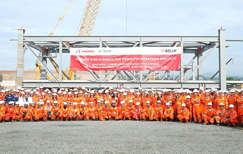 AG&P Industrial sets sail first of 4 module shipments for Ampol Australiaâs refinery upgrade