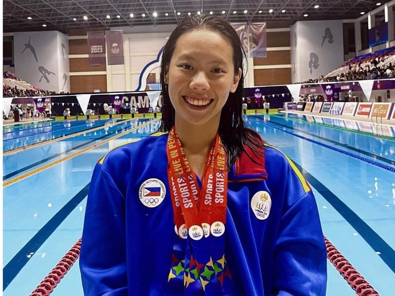 Chua splashes way to new Philippine 400m medley record in Aussie swim tilt