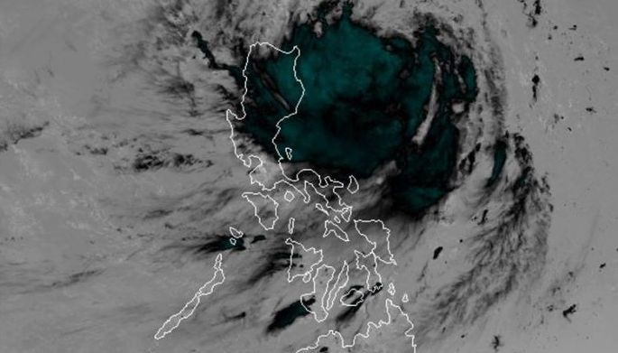 Satellite image shows Tropical Storm Julian taken on Sept. 28, 2024.