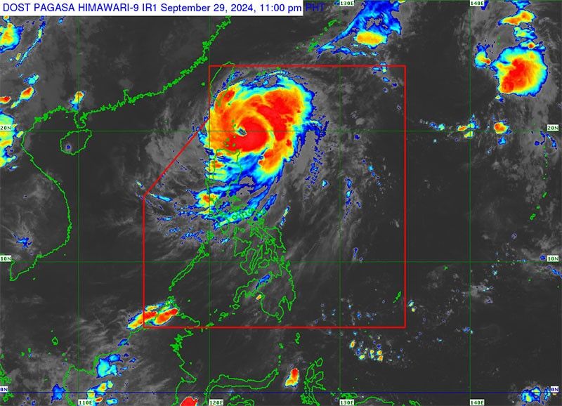 â��Julianâ�� lalo pang lumakas, itinaas sa â��typhoon categoryâ��