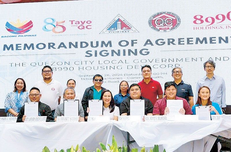 Quezon City inks housing deal with 8990