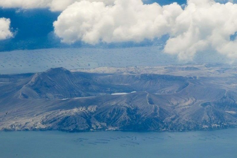 2-minute phreatic eruption logged on Taal Volcano