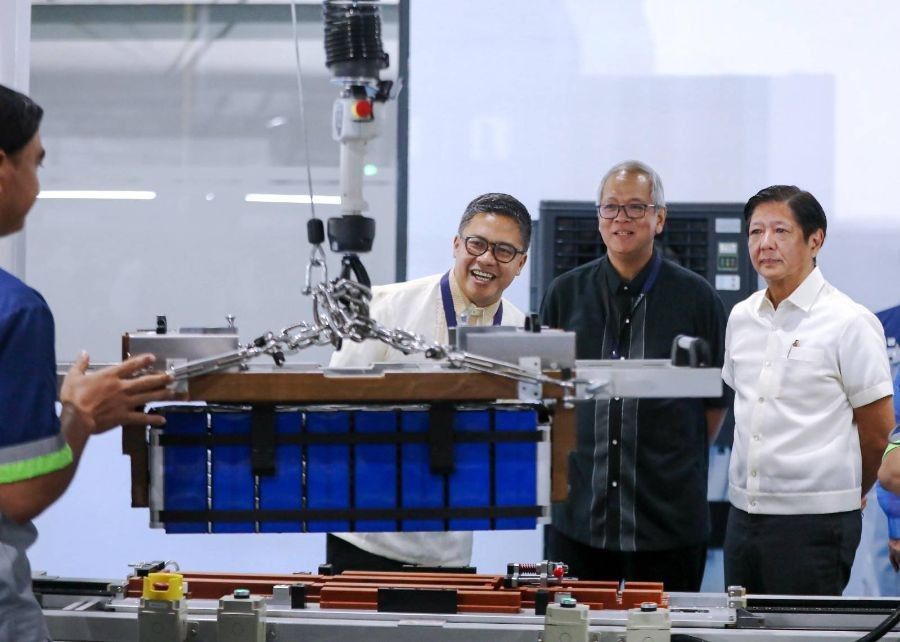 Marcos opens first EV battery plant in Philippines