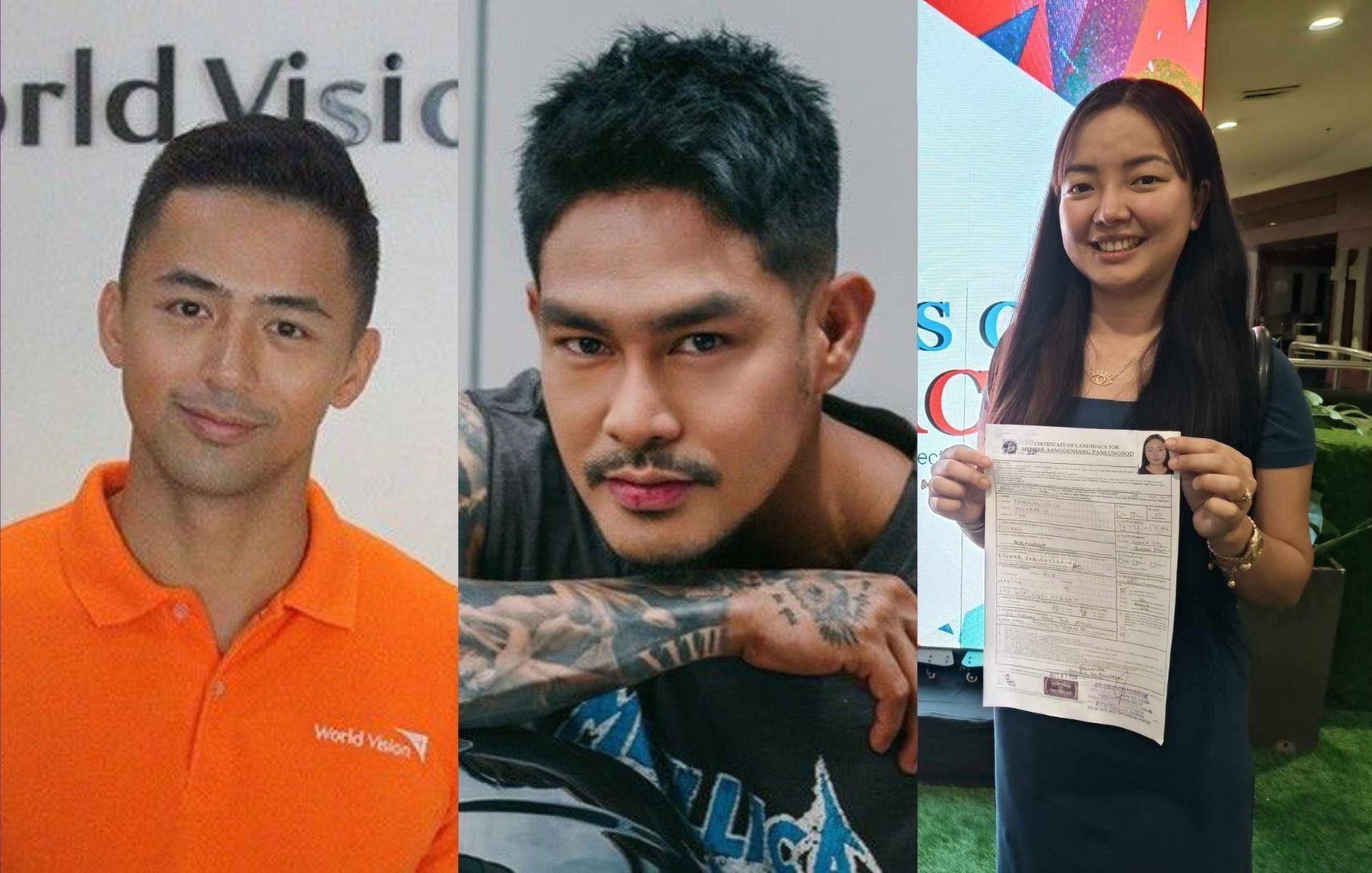 Enzo Pineda, Ion Perez, Rosmar Tan seek councilor positions