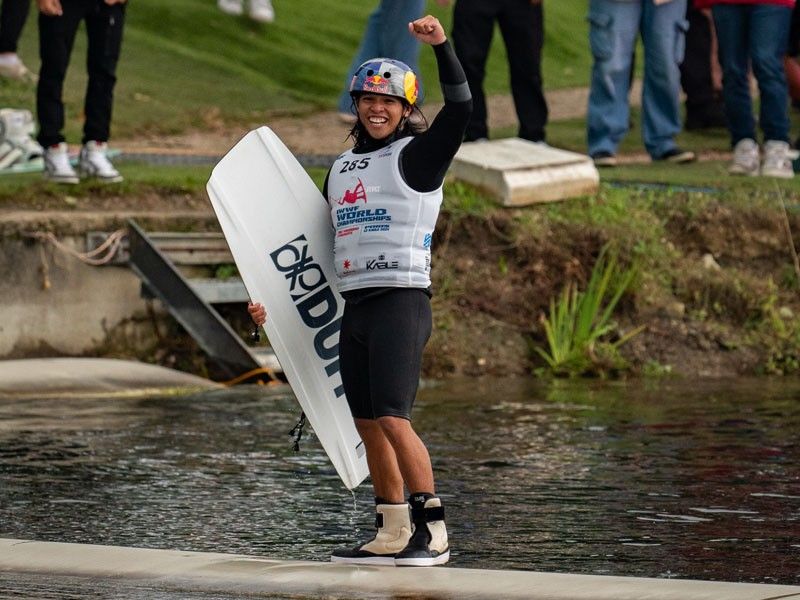 Wakeboarder Raph Trinidad shines with podium finish in world tilt