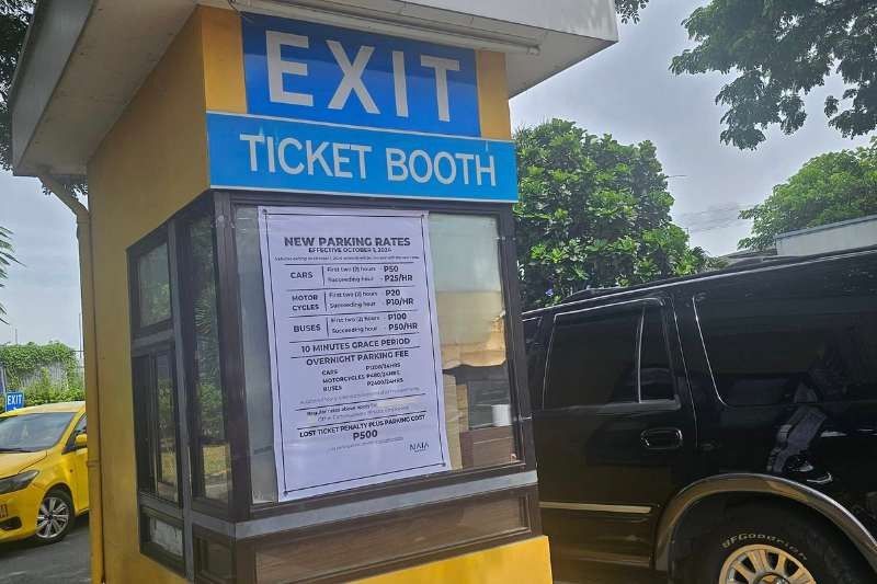 NAIA hikes overnight parking fees to P1,200 amid new management