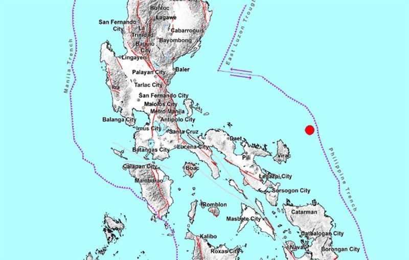 Quake shakes Catanduanes