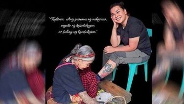 'Dutdutan' for Duterte: Sara Duterte gets inked by Apo Whang-Od