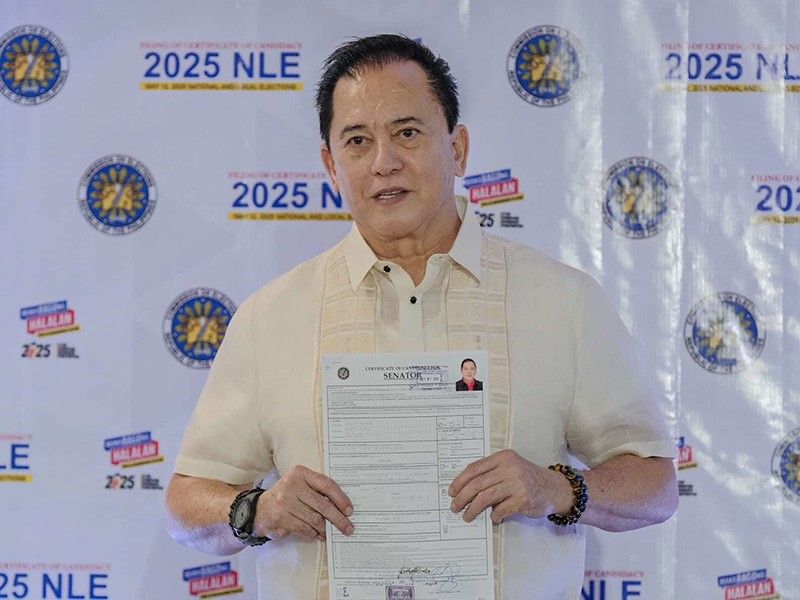 Action star Phillip Salvador files candidacy for senator