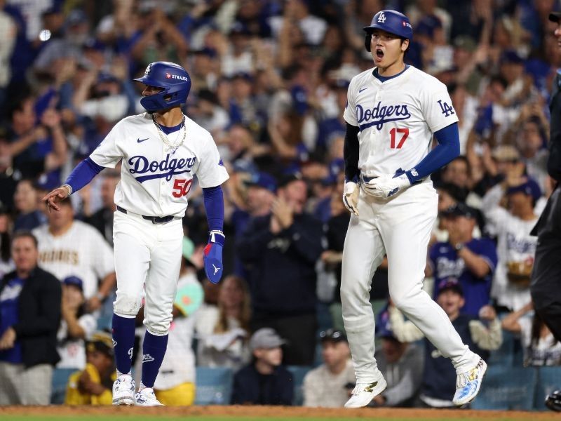 Ohtani magic powers Dodgers over Padres in MLB playoff thriller