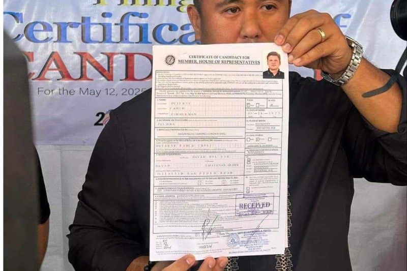 Paolo Duterte vies for re-election as Davao City representative