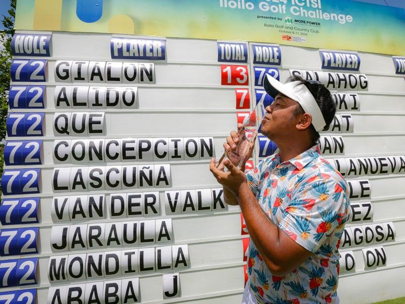 Steady Gialon breezes way to 6-shot title romp in Iloilo Golf Challenge