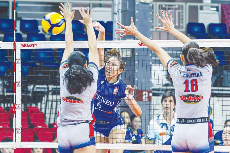 Arellano pinigil ng Ateneo sa SSL volley