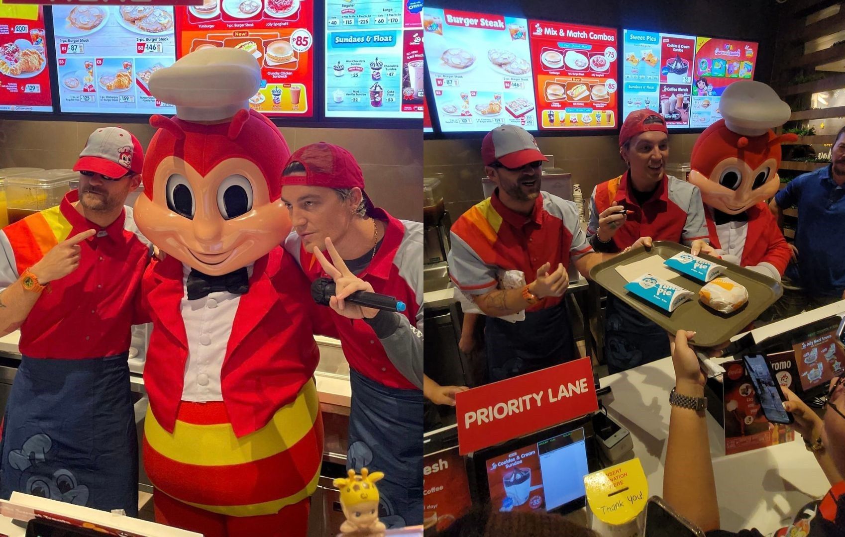 American band LANY serves as Jollibee crew members