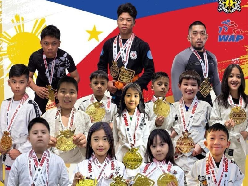 Filipino fighters rake in gold medals in Jiu-jitsu International Federation world tilt