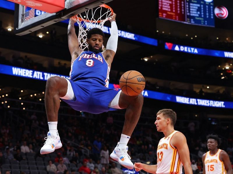 George injures knee in second NBA preseason game with 76ers