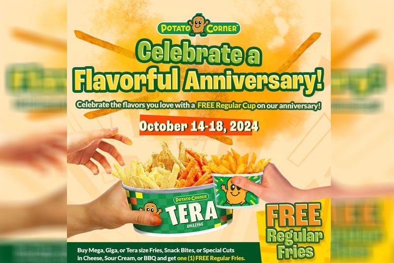 Celebrate Potato Corner's 32nd anniversary with these exciting promos and giveaways