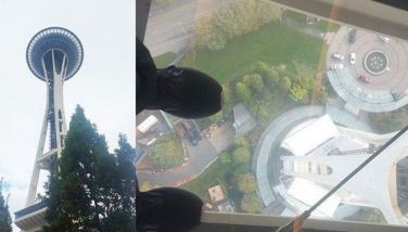 WATCH: World's first revolving glass floor in Seattle&rsquo;s Space Needle