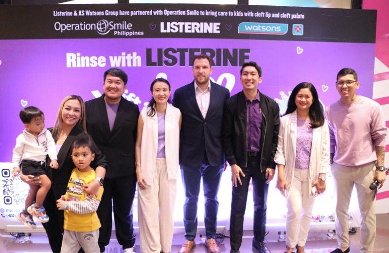 Listerine partners with Operation Smile Philippines, Watsons to #GiftASmile to children with cleft issues