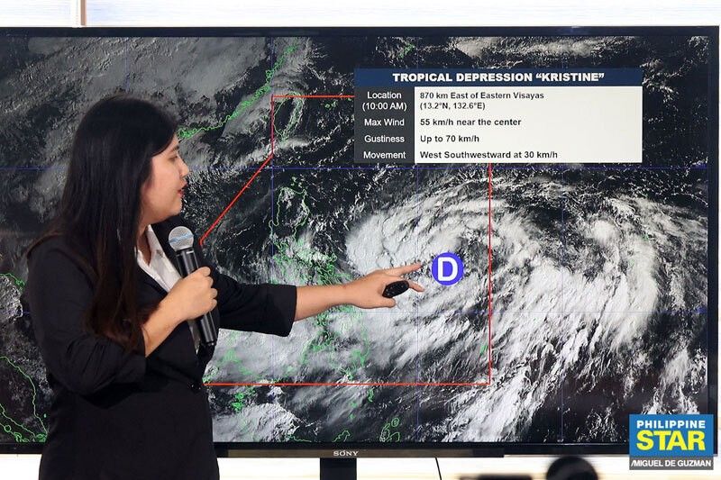 â��Kristineâ�� posibleng maging super typhoon