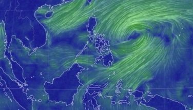 Satellite image of tropical cyclone Kristine taken on Oct. 21, 2024.