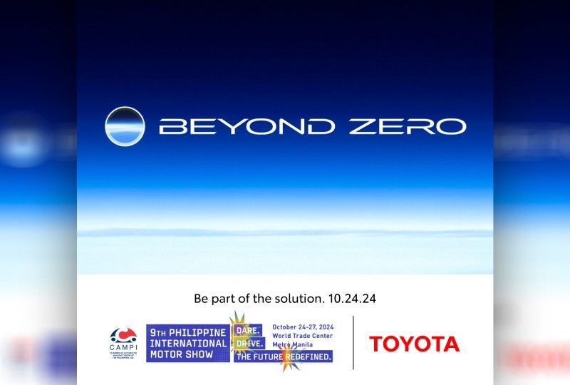 Toyota Motor Philippines amplifies sustainable mobility with â��Beyond Zeroâ�� at 9th Philippine International Motor Show