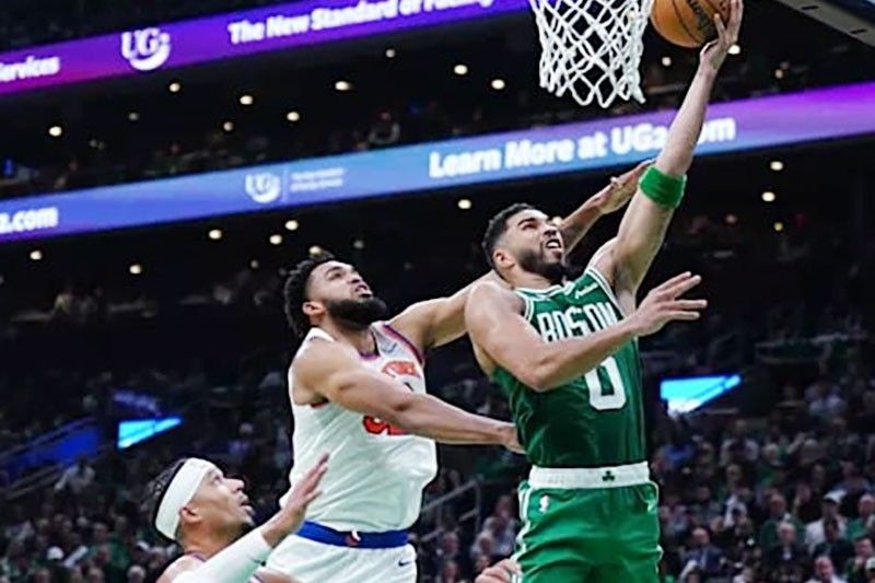 Tatum nagpaulan ng 8 tres sa panalo ng Celtics sa Knicks