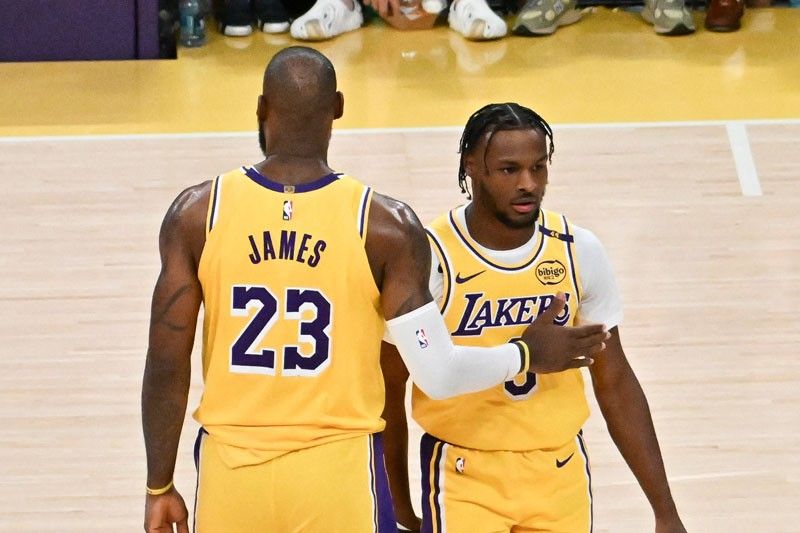 LeBron, Bronny mihimo og kasaysayan sa NBA