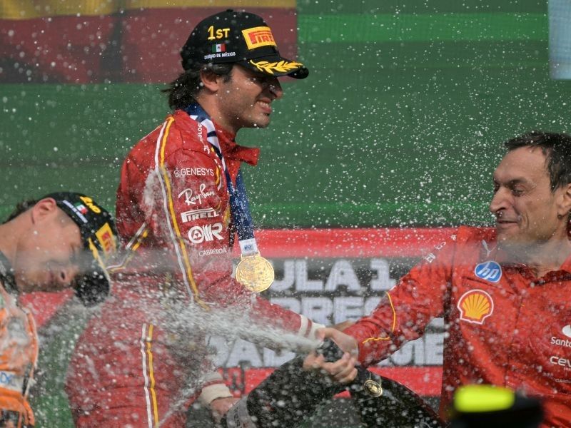 Sainz achieves wish with one more win for Ferrari