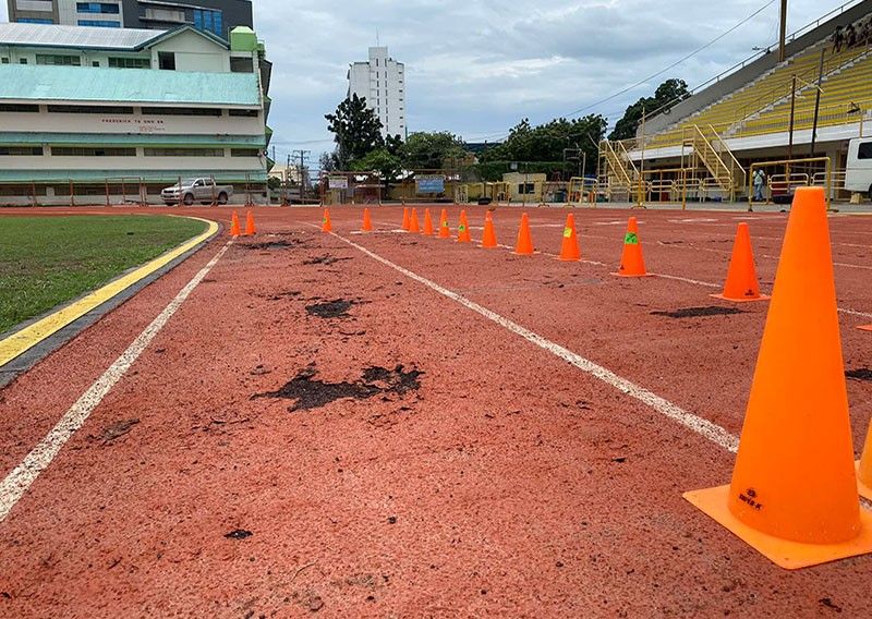 CCSC track oval repairs: Contractor assures: We are on schedule