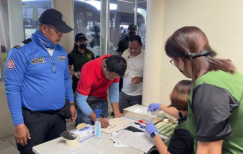 At Cebu South Bus Terminal: Surprise drug test for drivers