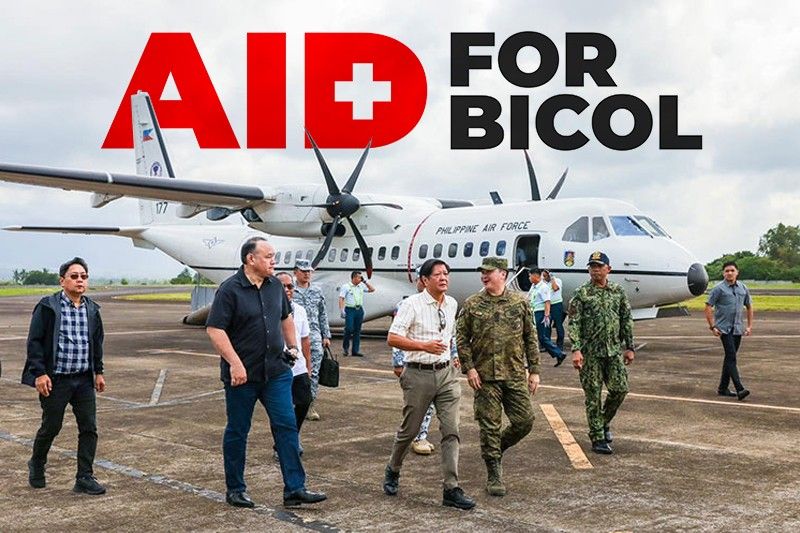 Government starts sending aid, spearheading rescue operations in Bicol