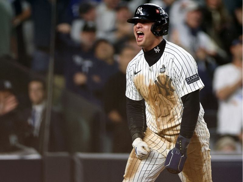 Volpe's grand slam helps Yankees avoid World Series sweep