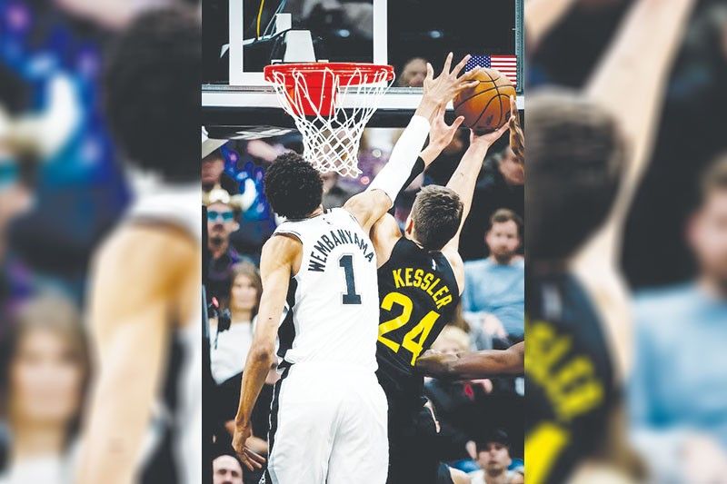 Wemby binuhat ang Spurs vs Jazz