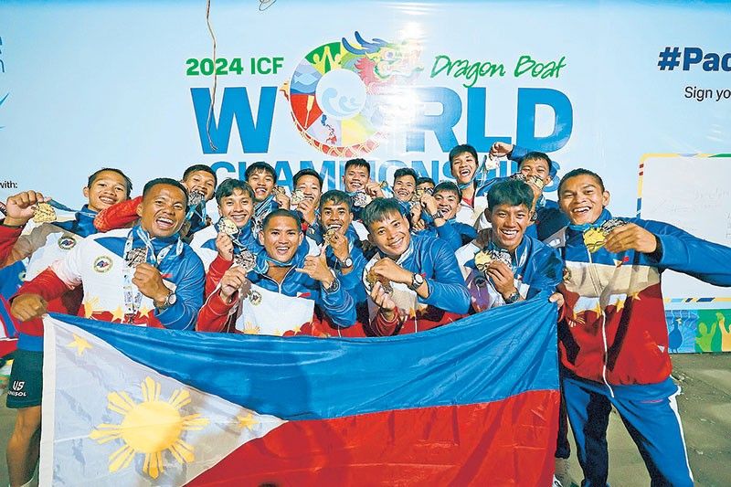 Pinoys win 8th gold in world dragon boat meet