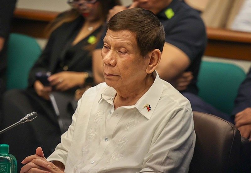 Senate panel powerless to cite Duterte in contempt