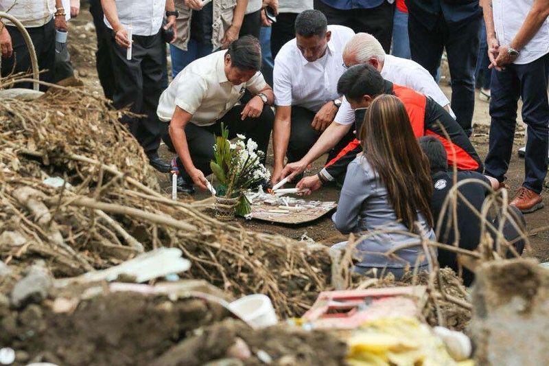 Pangulong Marcos binisita âground zeroâ sa Batangas