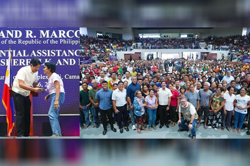 Pangulong Marcos balik-Camarines Sur, inayudahan mga nasalanta ni âKristineâ