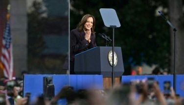 US Vice President Kamala Harris speaks at Howard University in Washington, DC, on November 6, 2024. Donald Trump won a sweeping victory Wednesday in the US presidential election, defeating Kamala Harris to complete an astonishing political comeback that sent shock waves around the world. 