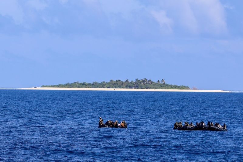 Philippine troops simulate recapture of island in South China Sea as Beijing observes