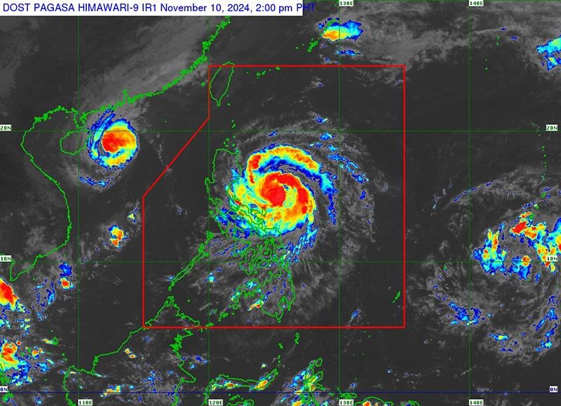 Entire Metro Manila under Signal No. 1, 11 areas on Signal No. 2 due to 'Nika'