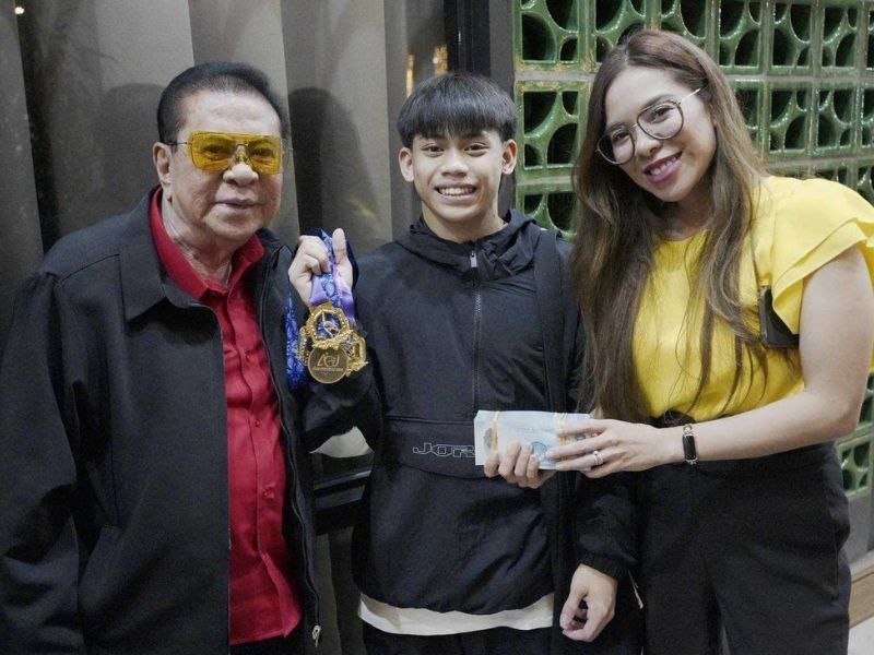 Bemedaled Karl Eldrew Yulo receives P500,000 reward