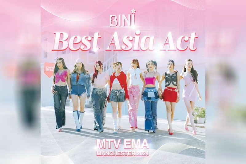 BINI is first Filipino group to win Best Asia Act at 2024 MTV EMAs