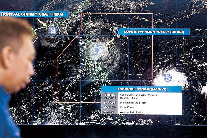 Ofel weakens, batters Northern Luzon with wind, rain