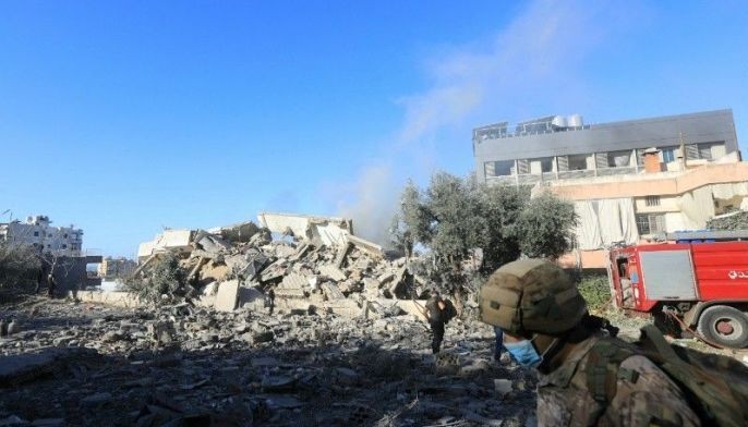 Strikes hit south Beirut after Israeli army warning