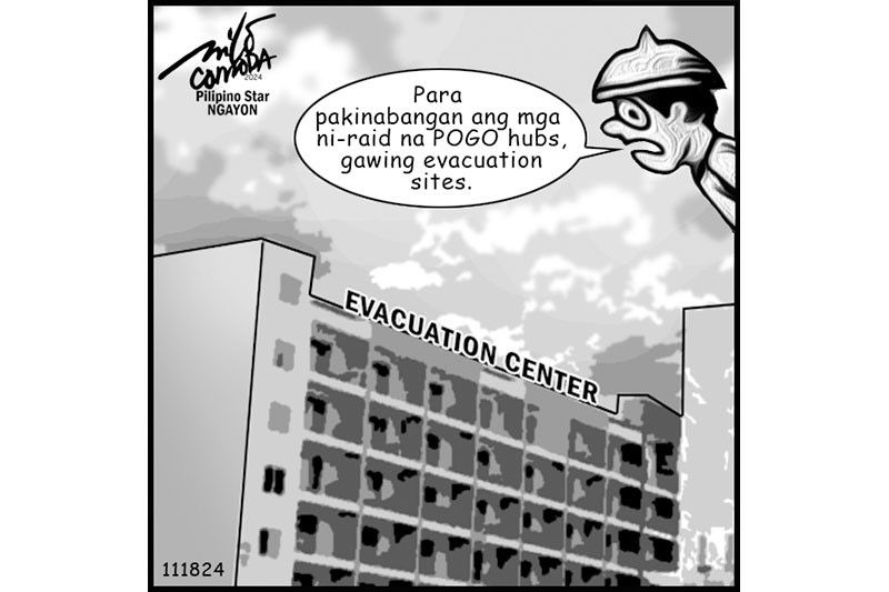 EDITORYAL - POGO hubs, gawing evacuation centers