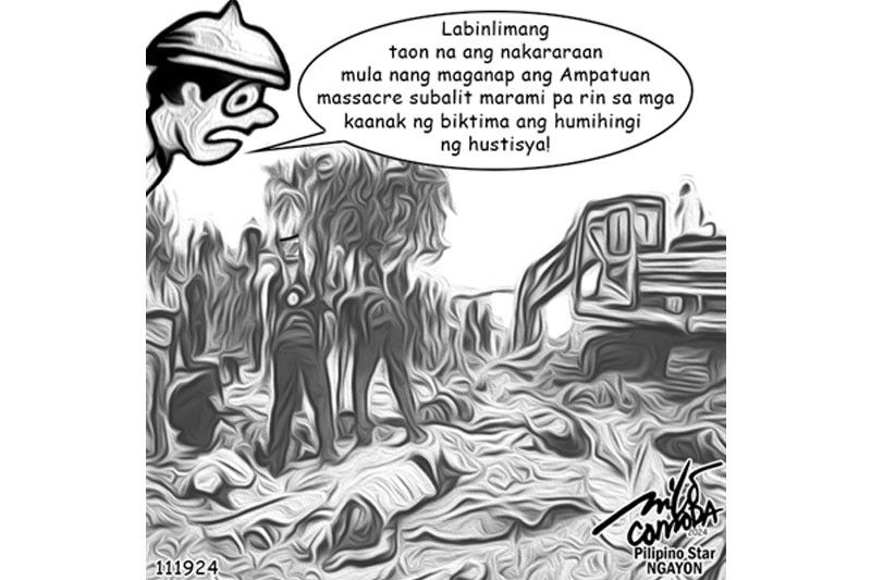 EDITORYAL â MaguindanaoÂ massacre: Dami pang uhaw sa hustisya