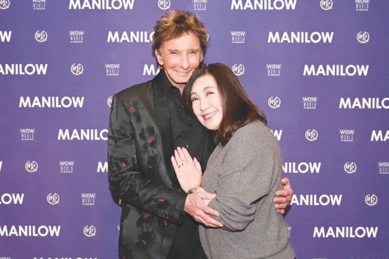 Sharon, naiyak kay barry manilow